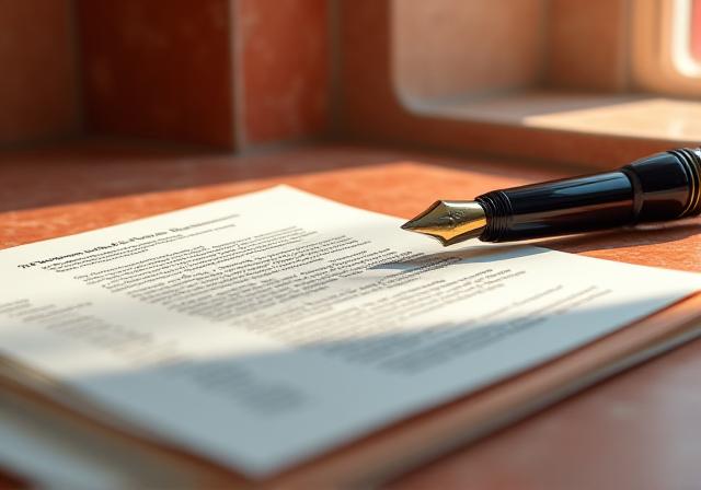 Secure legal documents and ceramic textures